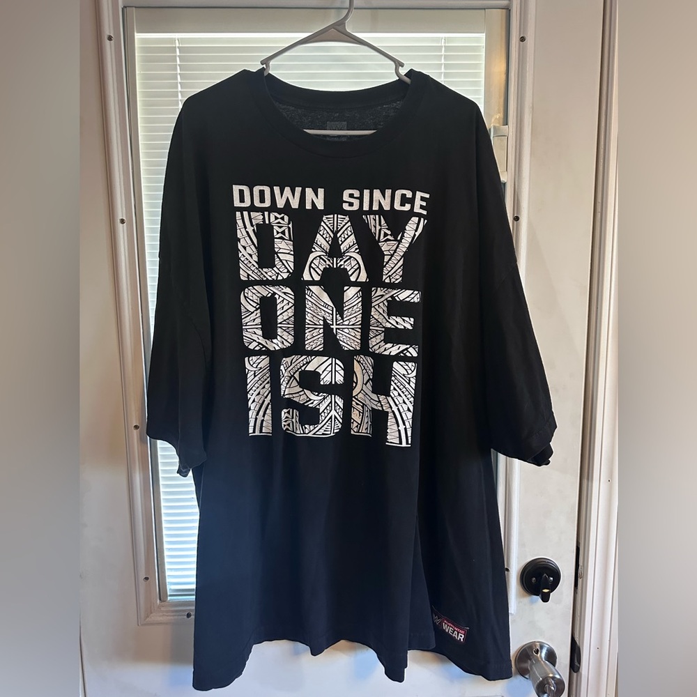 Black Graphic Tee with Bold Print